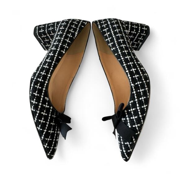 J.Crew Women's‎ Ballet Pumps Tweed Size 8.5 - Picture 5 of 10